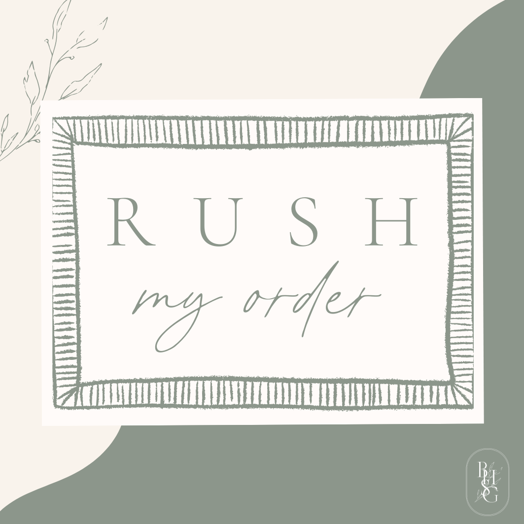 Rush My Order