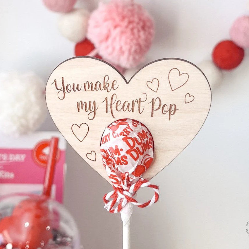 Lollipop Valentine's Holder