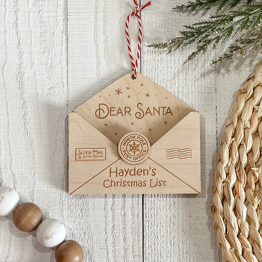 Letter to Santa Ornament