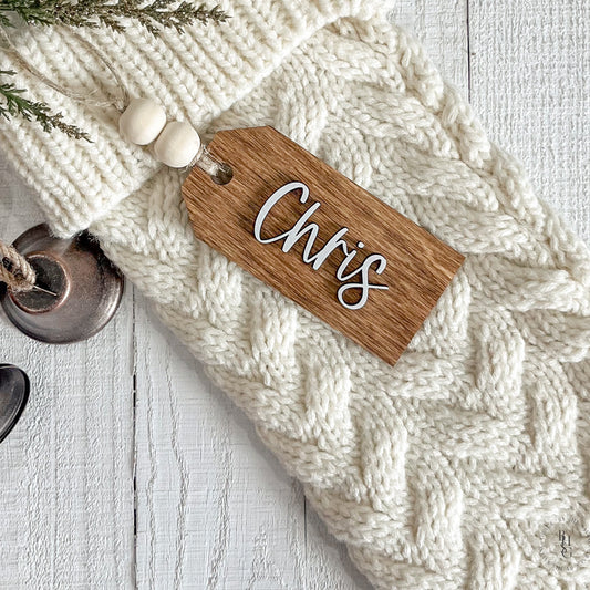 Personalized Stocking & Gift Tag