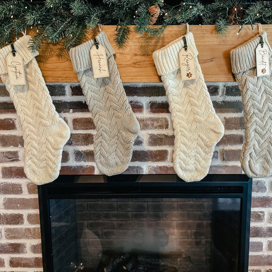 Personalized Stocking & Gift Tag