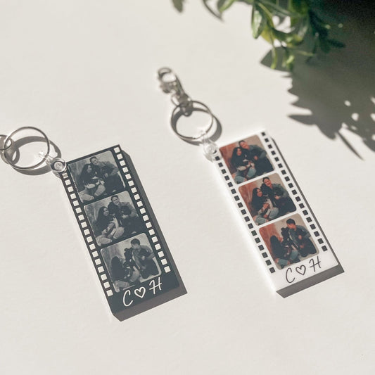 Custom Photo Strip Keychain