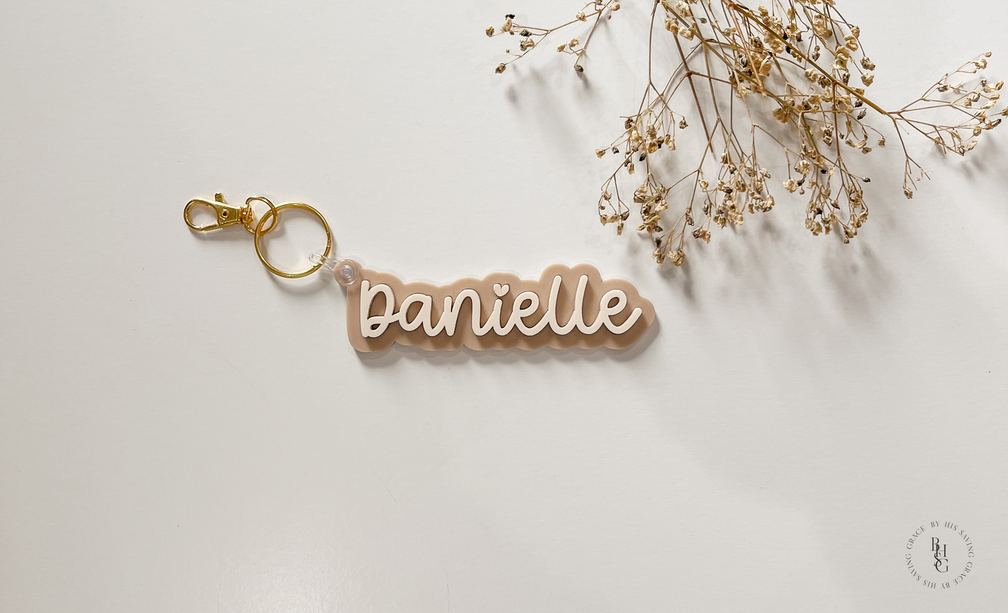 Acrylic Name Keychain