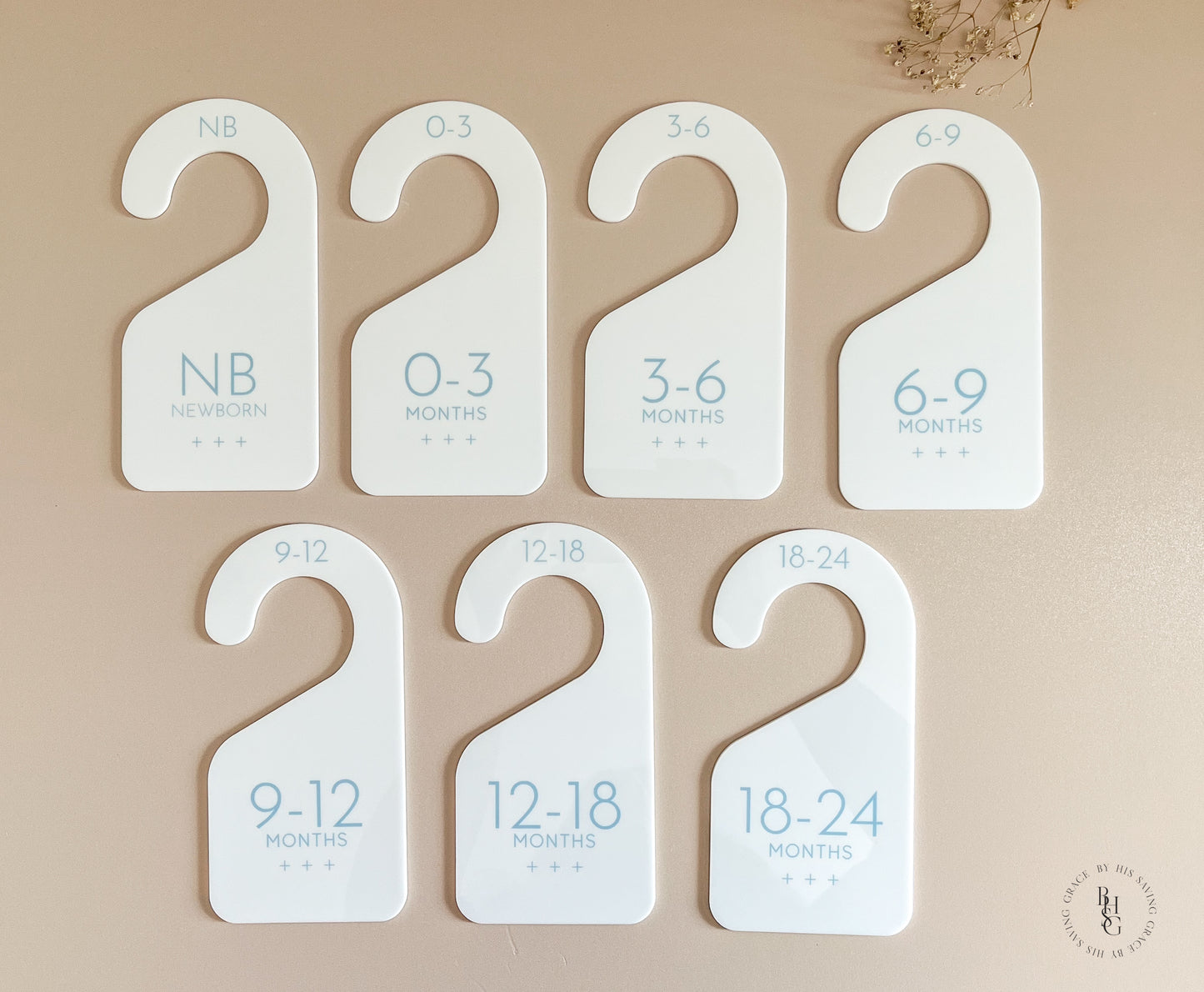 Acrylic Baby Closet Dividers (Copy)
