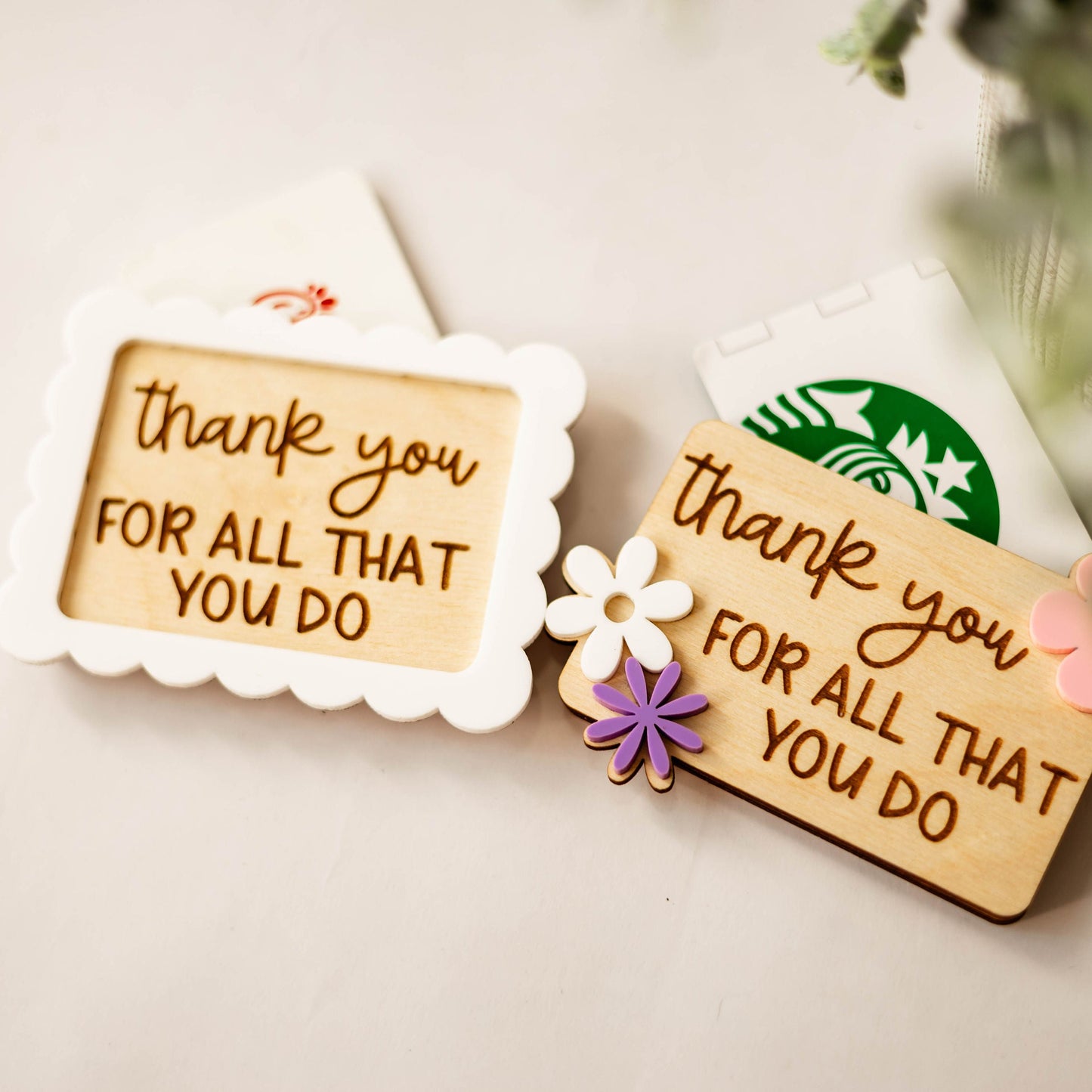Thank You For All That You Do Gift Card Holder
