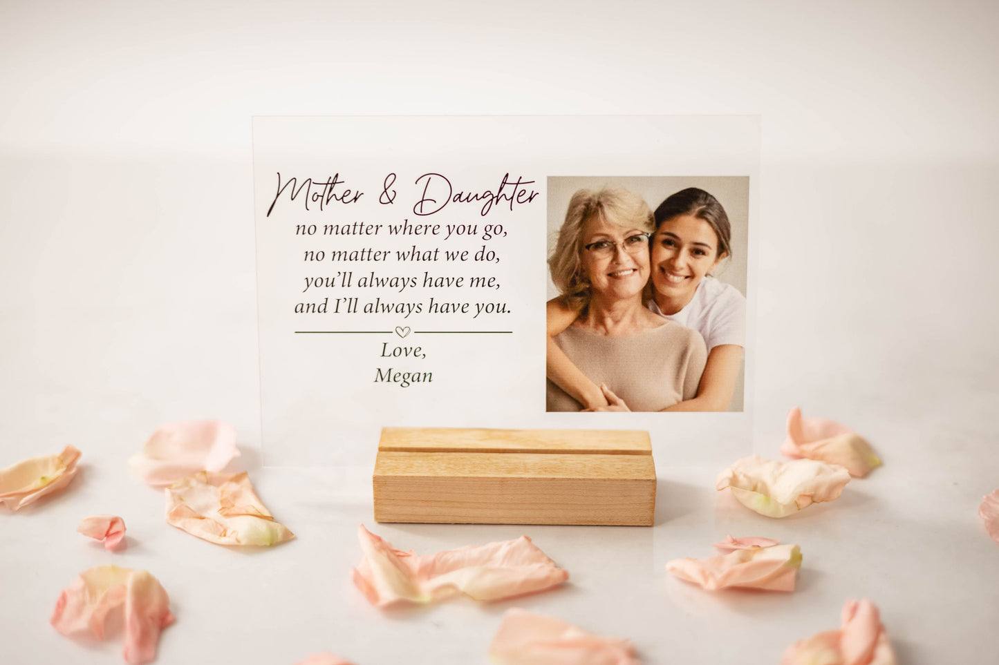 Custom UV-Printed Mother and Daughter | Son Sign