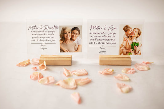 Custom UV-Printed Mother and Daughter | Son Sign