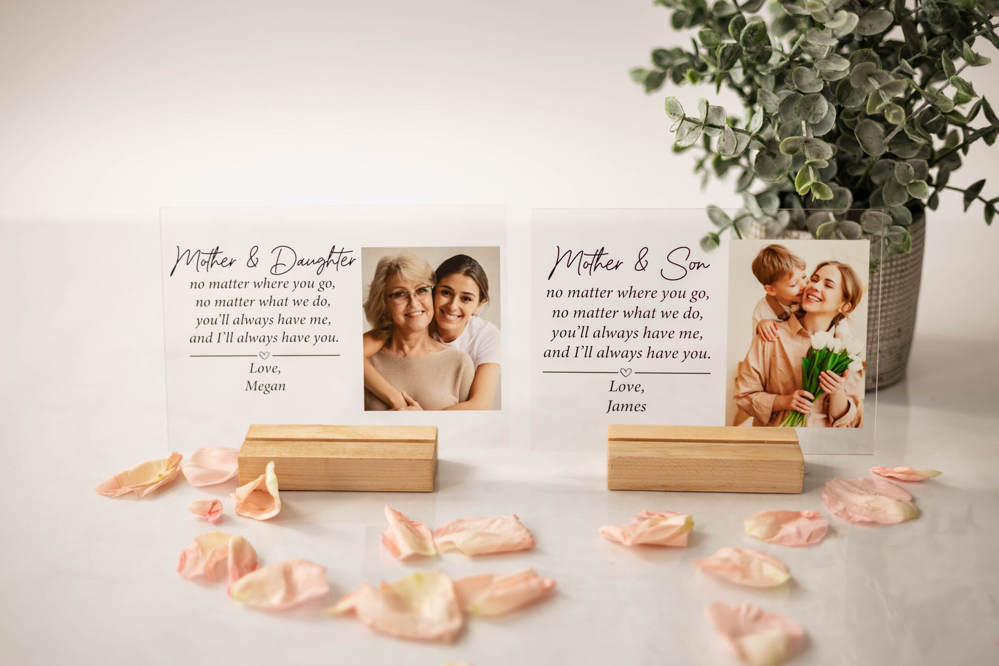 Custom UV-Printed Mother and Daughter | Son Sign