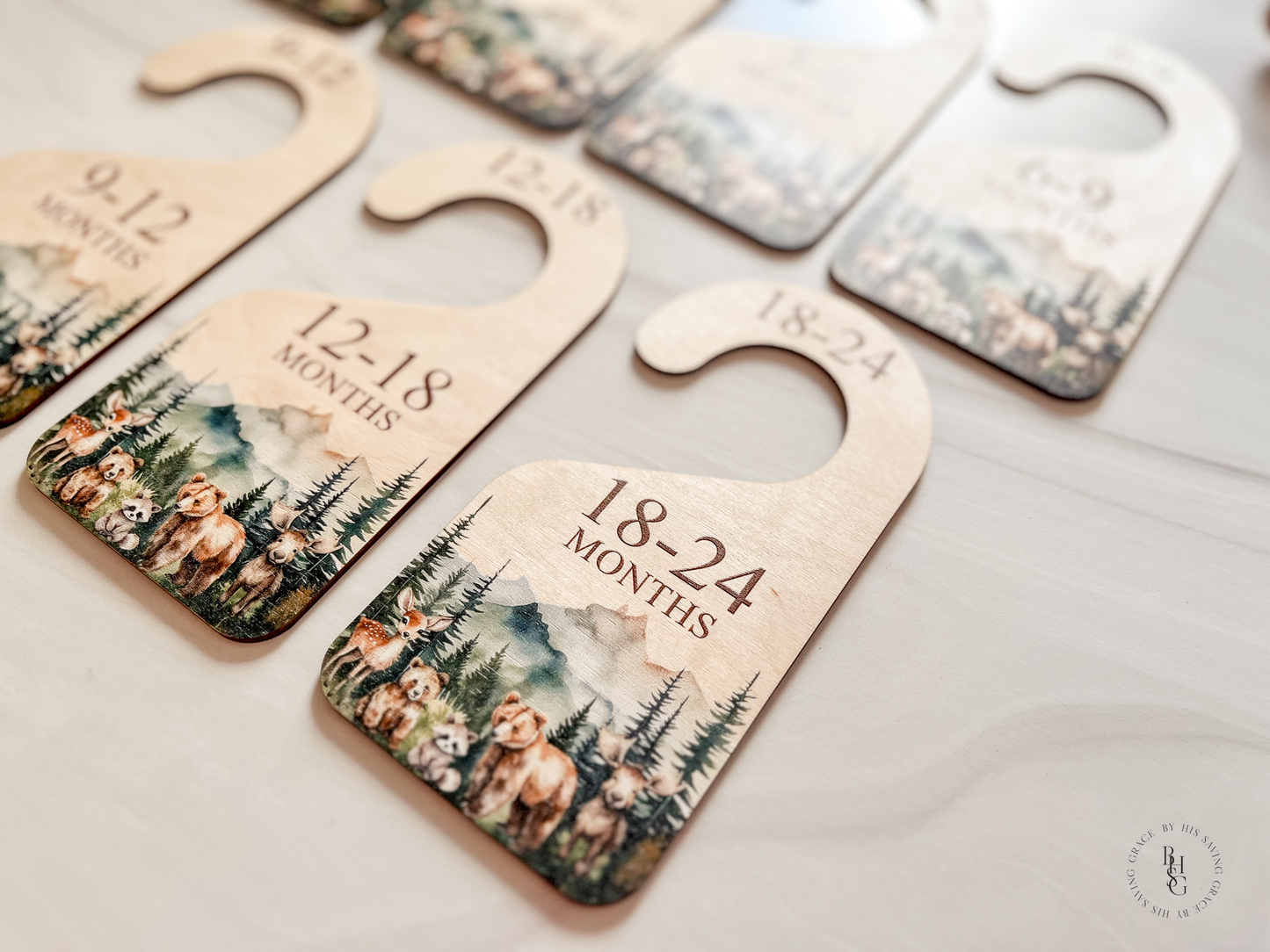 Woodland Theme Baby Closet Dividers