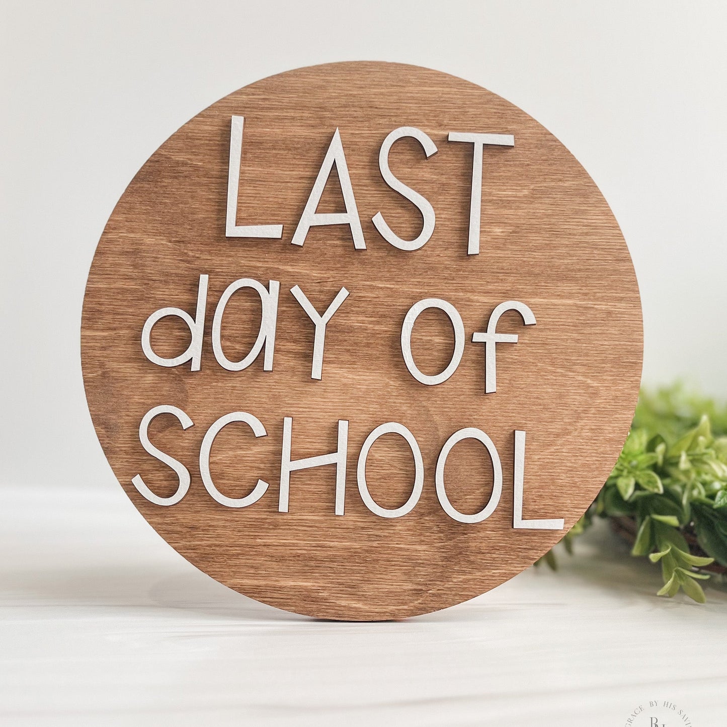 Reversible First and Last Day of School Sign