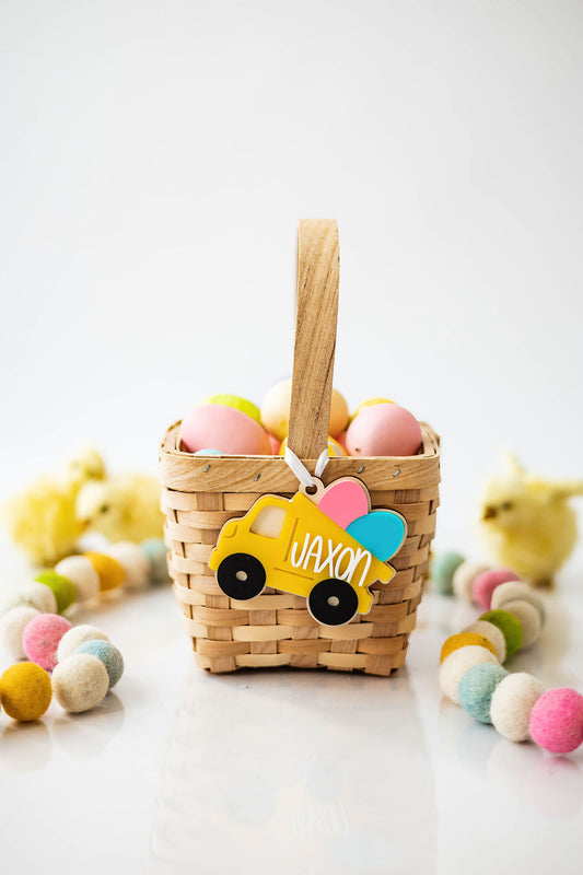 Dump Truck Easter Tag