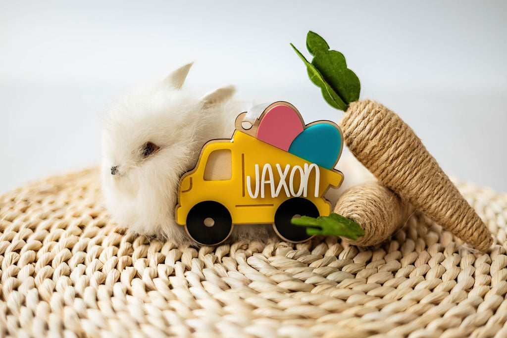 Dump Truck Easter Tag