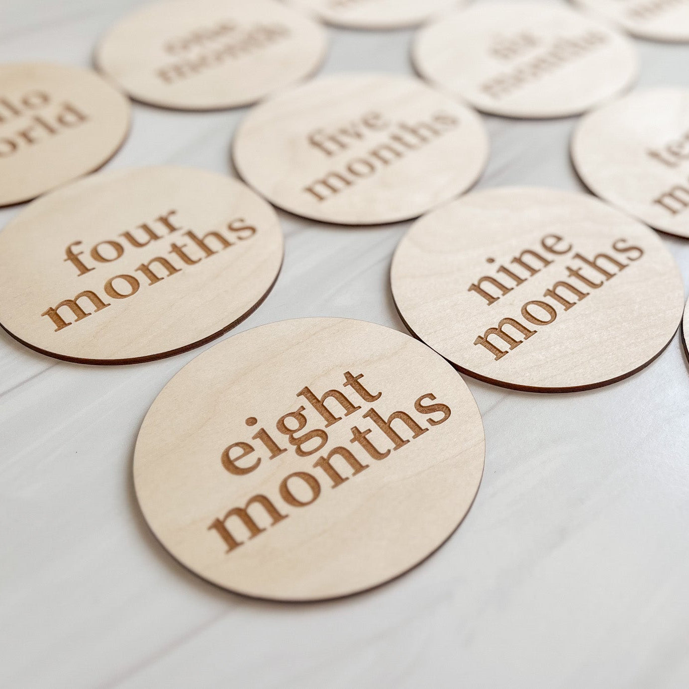 Modern Monthly Milestone Markers