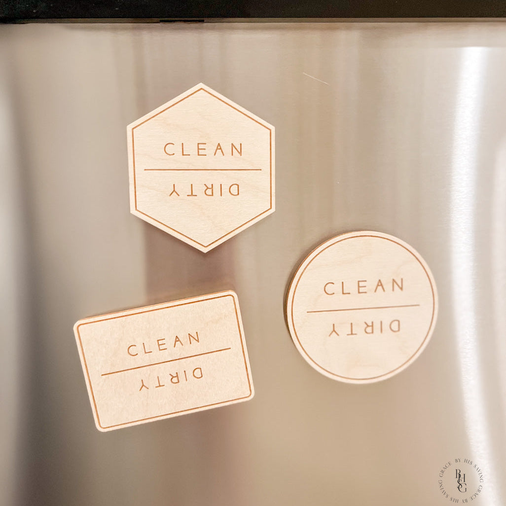 Clean | Dirty Dishwasher Magnet