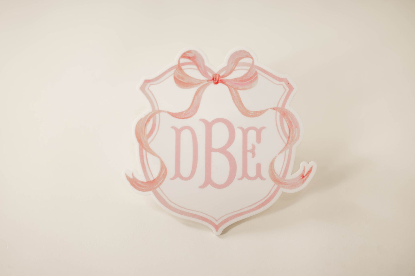 Acrylic Watercolor Monogram Baby Announcement Sign