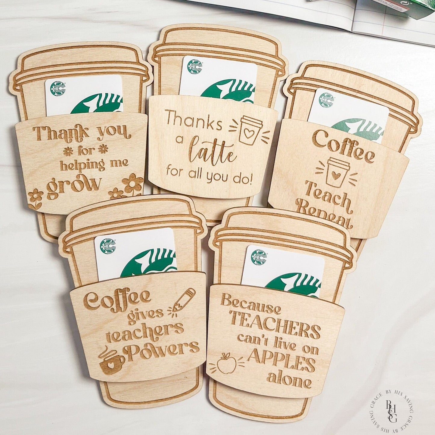 Teacher Gift Card Holder