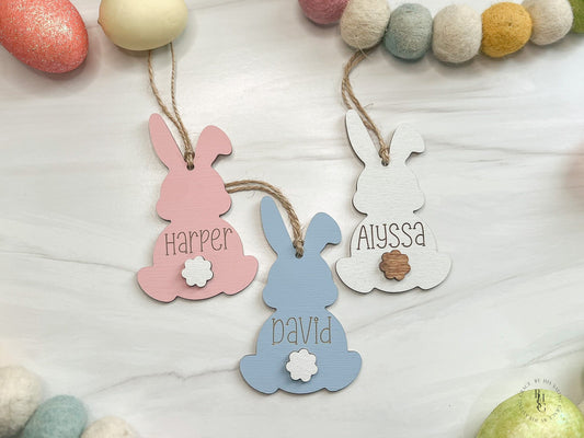 Cotton Tail Easter Bunny Tag