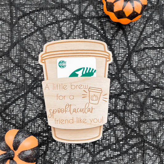 Halloween Spooktacular Teacher or Friend Gift Card Holder