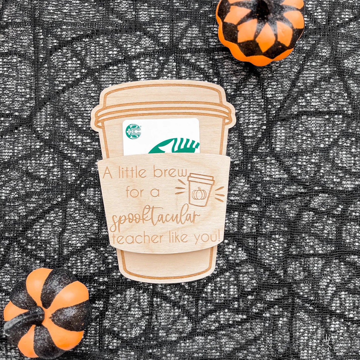 Halloween Spooktacular Teacher or Friend Gift Card Holder