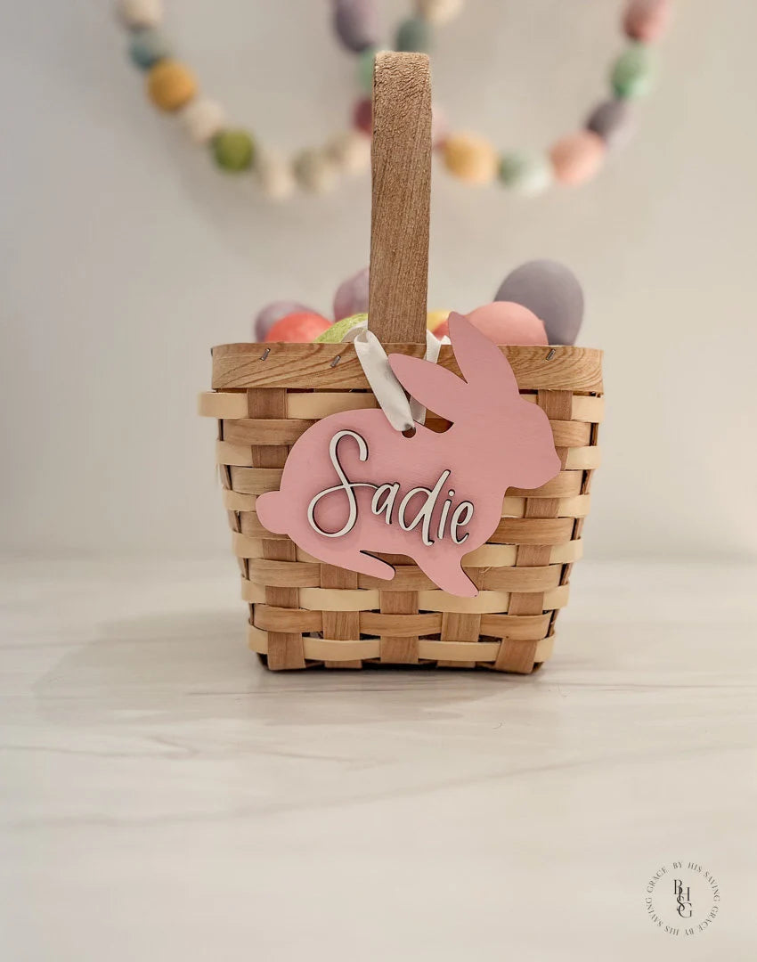 Easter Rabbit with Name Tag