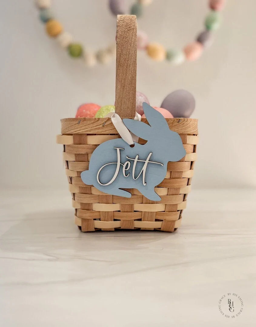 Easter Rabbit with Name Tag