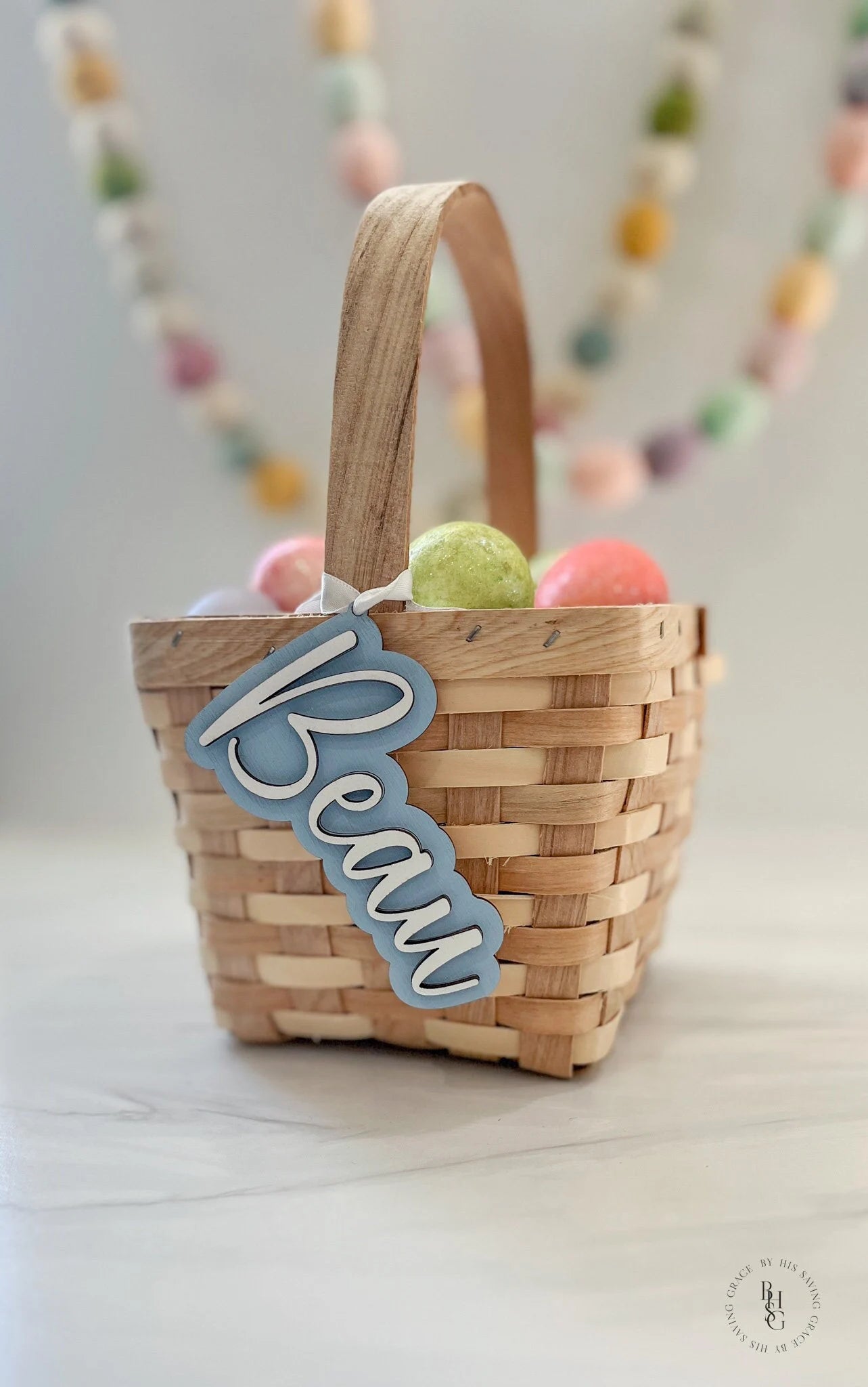 Easter Basket Name Tag