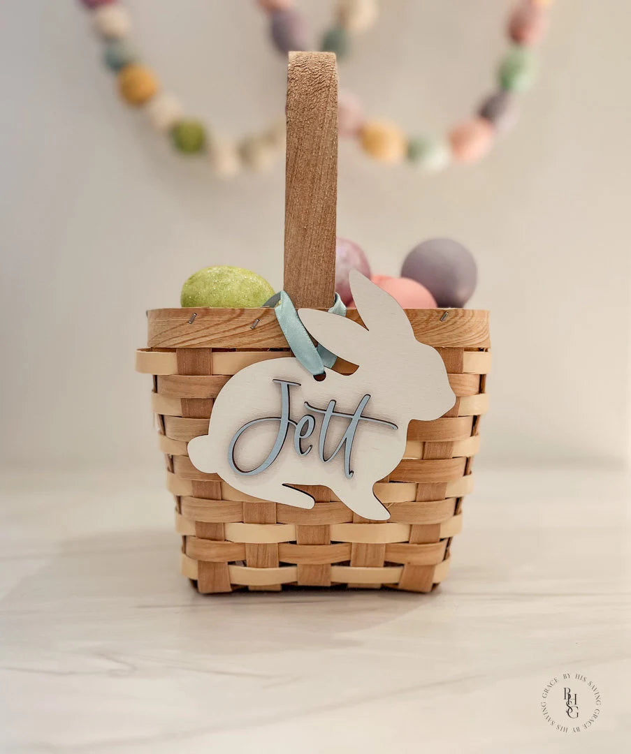 Easter Rabbit with Name Tag