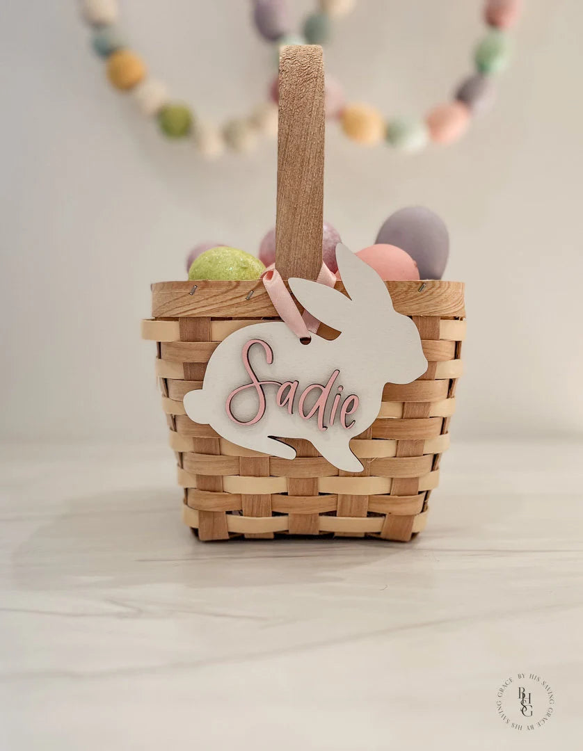 Easter Rabbit with Name Tag