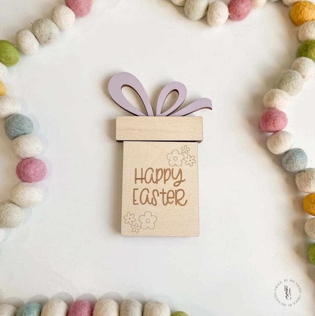 Happy Easter Gift Card Holder
