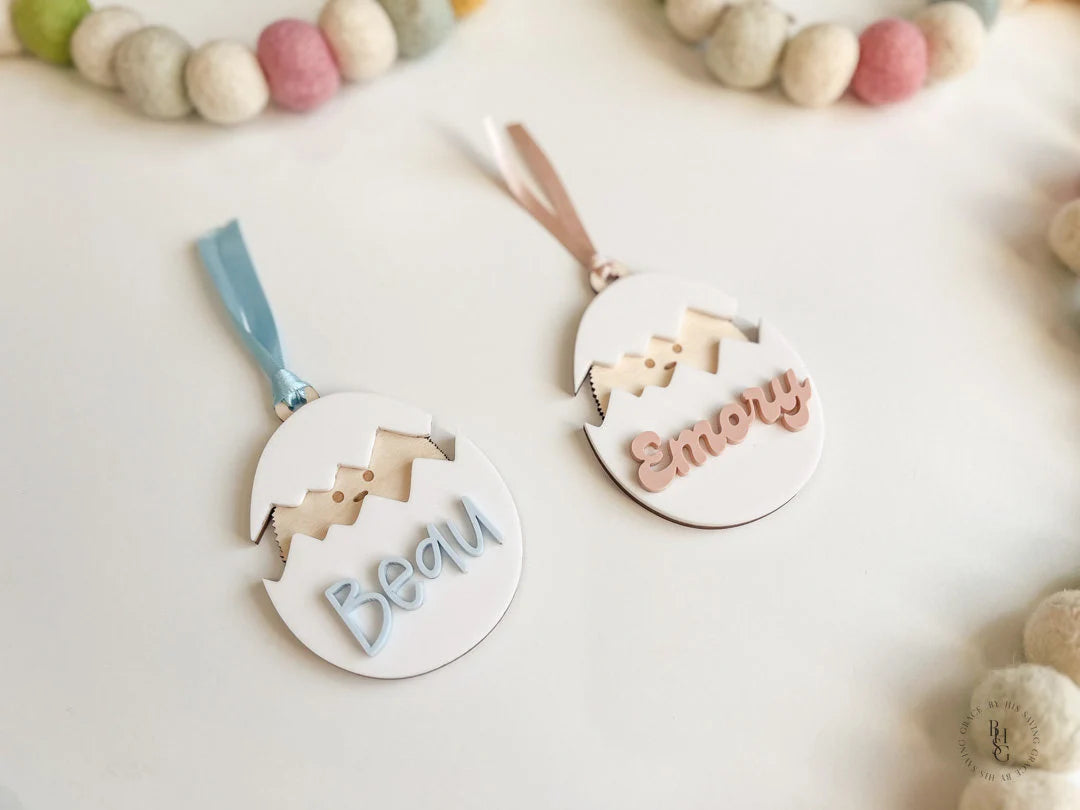 Easter Chick Name Tag