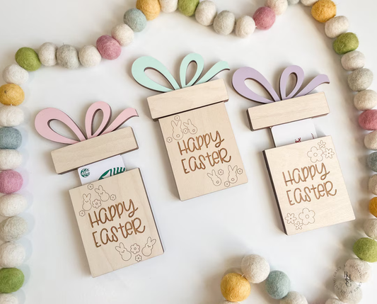 Happy Easter Gift Card Holder