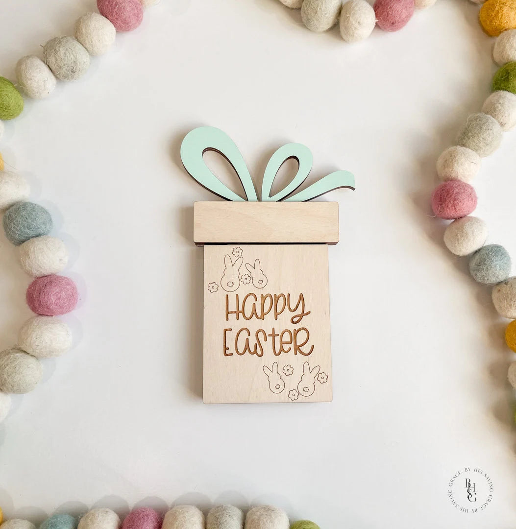 Happy Easter Gift Card Holder