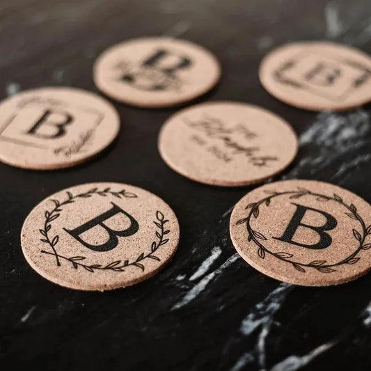 Personalized Cork Coasters