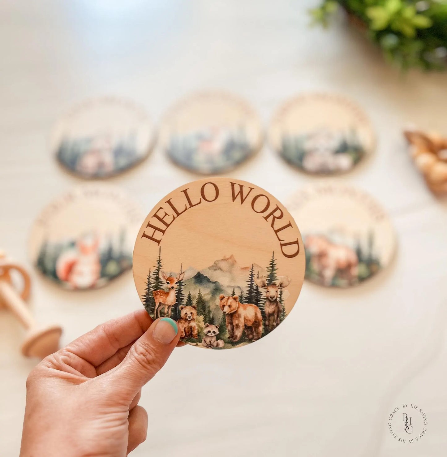 Woodland Closet Dividers & Matching Monthly Milestone Markers