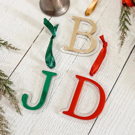 Initial Stocking or Gift Tag