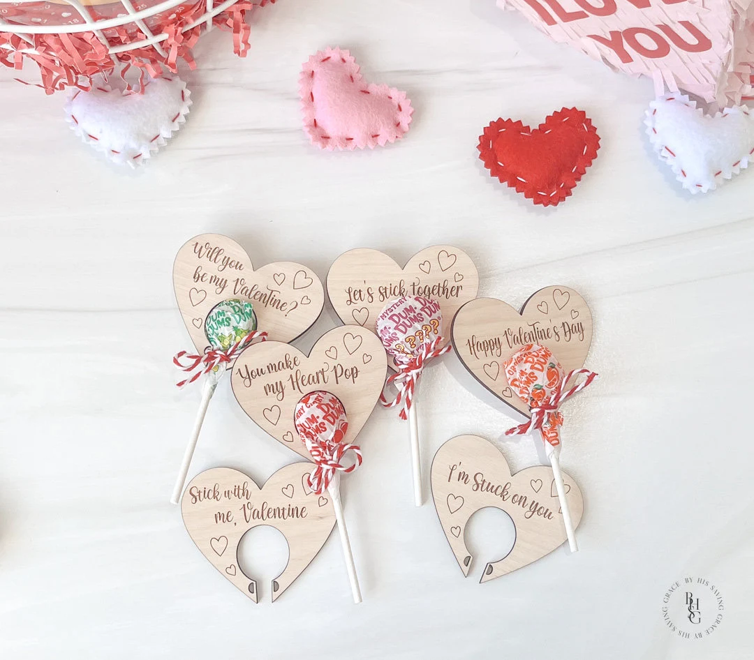 Lollipop Valentine's Holder