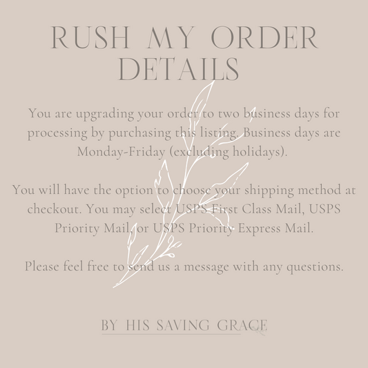 Rush My Order