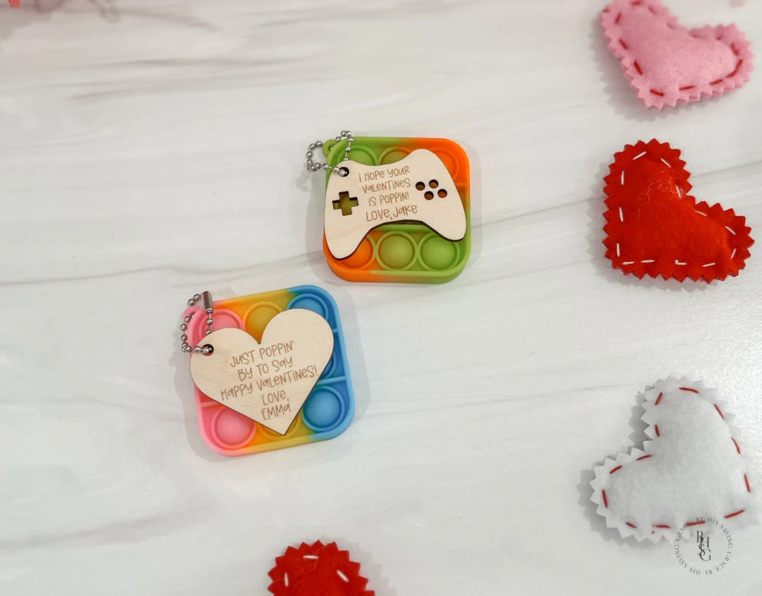 Valentine's Day Card with Mini Fidget