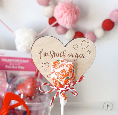 Lollipop Valentine's Holder