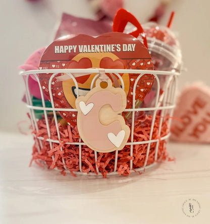 Retro Letter Valentine's Tag