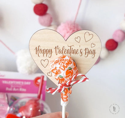 Lollipop Valentine's Holder