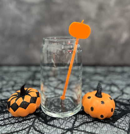 Set of 6 Halloween Drink Stir Sticks