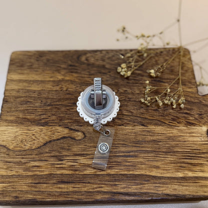 Vintage Pumpkin Badge Reel