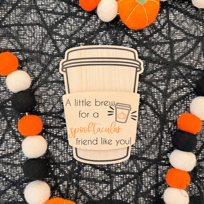 Halloween Spooktacular Teacher or Friend Gift Card Holder