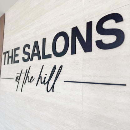 Acrylic Lettering Wall Sign | Acrylic Lettering Business Sign