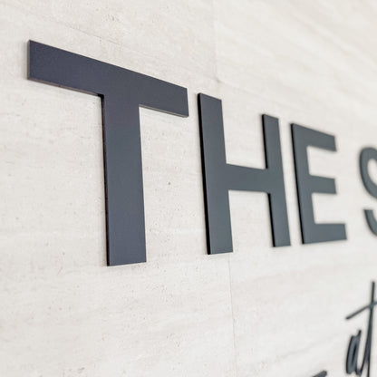 Acrylic Lettering Wall Sign | Acrylic Lettering Business Sign