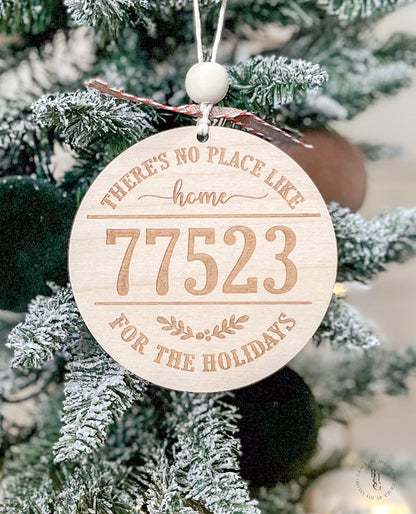 No Place Like Home Wooden Ornament