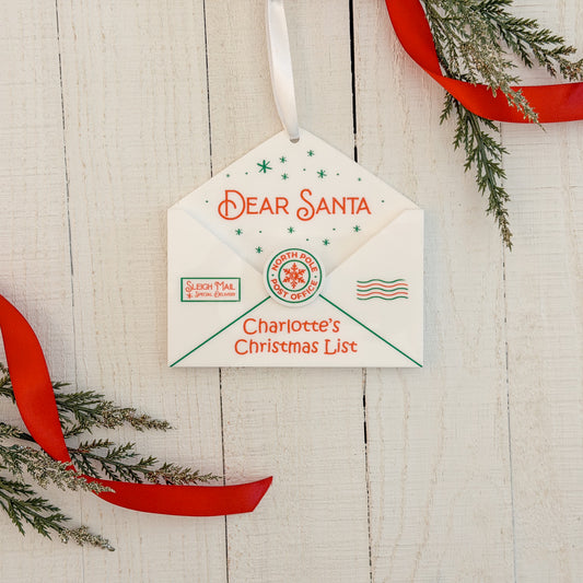 Letter to Santa Ornament