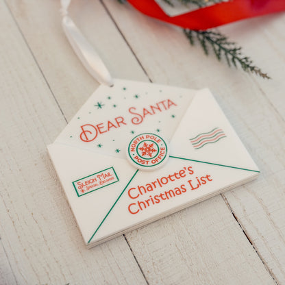 Letter to Santa Ornament
