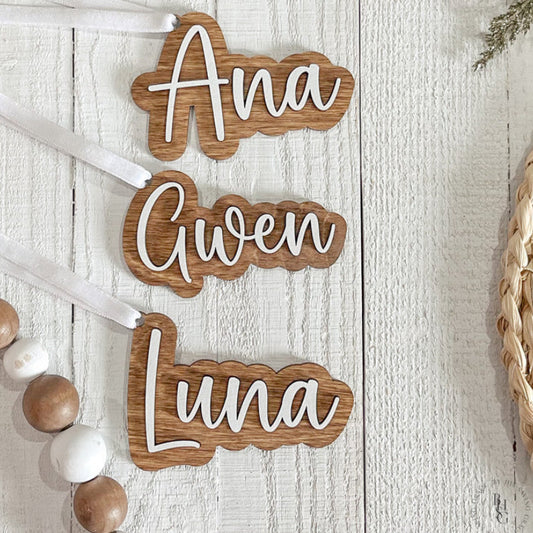 Personalized Stocking & Gift Tag